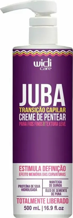 Creme de Pentear Juba Transição Capilar Textura Leve 500ml Widi Care