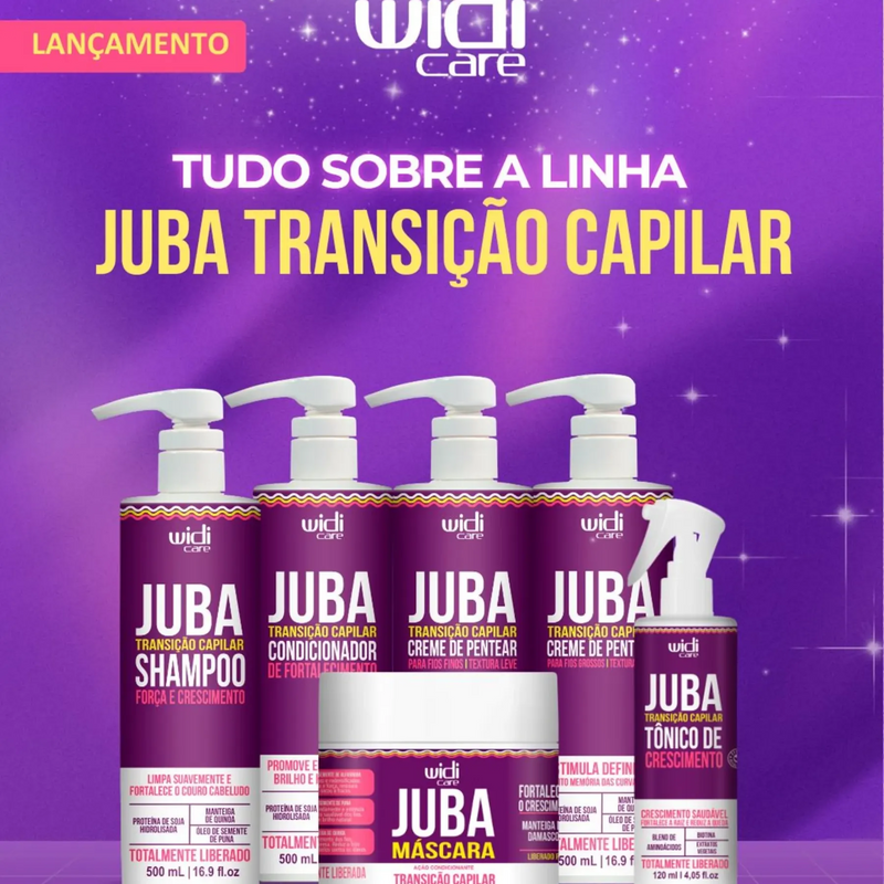 Shampoo Juba Transição Capilar 500ml Widi Care