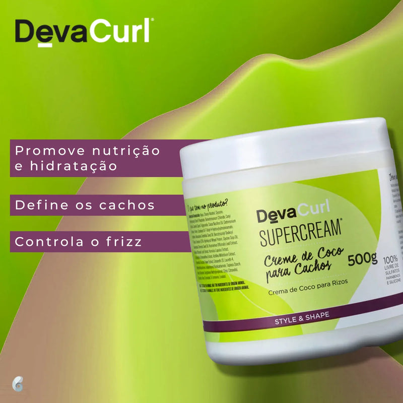 Deva Curl Supercream - Ativador de Cachos 500g