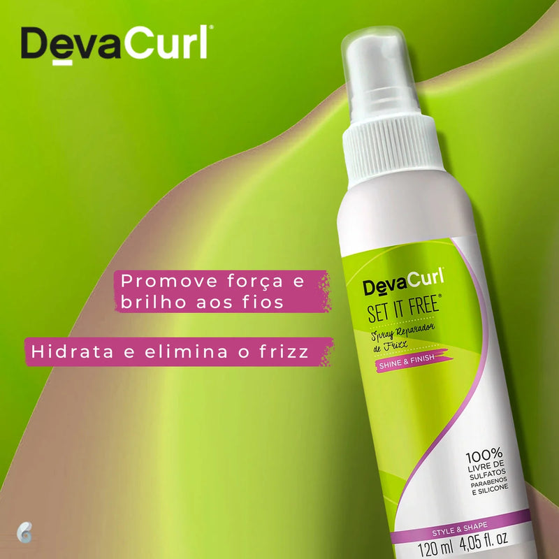 Deva Curl Set It Free - Spray Anti-Frizz 120ml