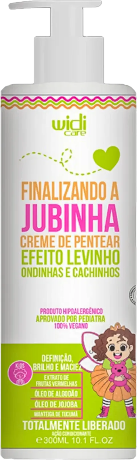 Finalizando a Jubinha Creme de Pentear efeito Leve 300ml widi care