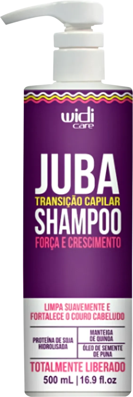 Shampoo Juba Transição Capilar 500ml Widi Care