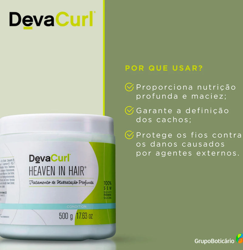 Deva Curl Heaven in Hair - Máscara Capilar 500g