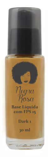 BASE LIQUIDA NEGRA ROSA DARK 1  30ML