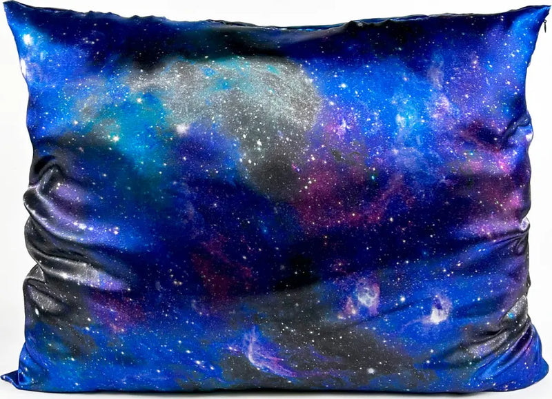 Fronha com Ziper Galaxia de Cetim Anti Frizz Queen Size 55x70 - Soulta