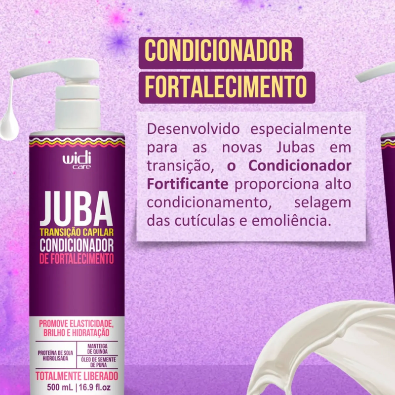 Condicionador Juba Transição Capilar 500ml Widi Care