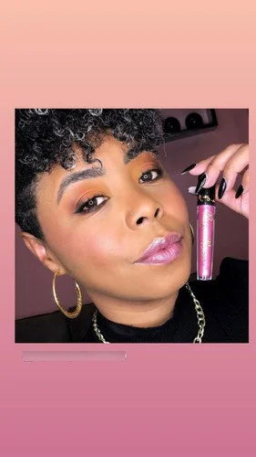 Batom Gloss Kalifa Negra Rosa