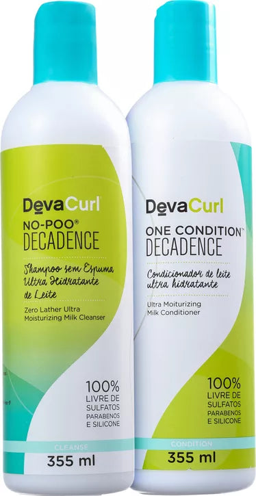 Kit Deva Curl One Condition Decadence Cachos Naturais (2 Produtos)