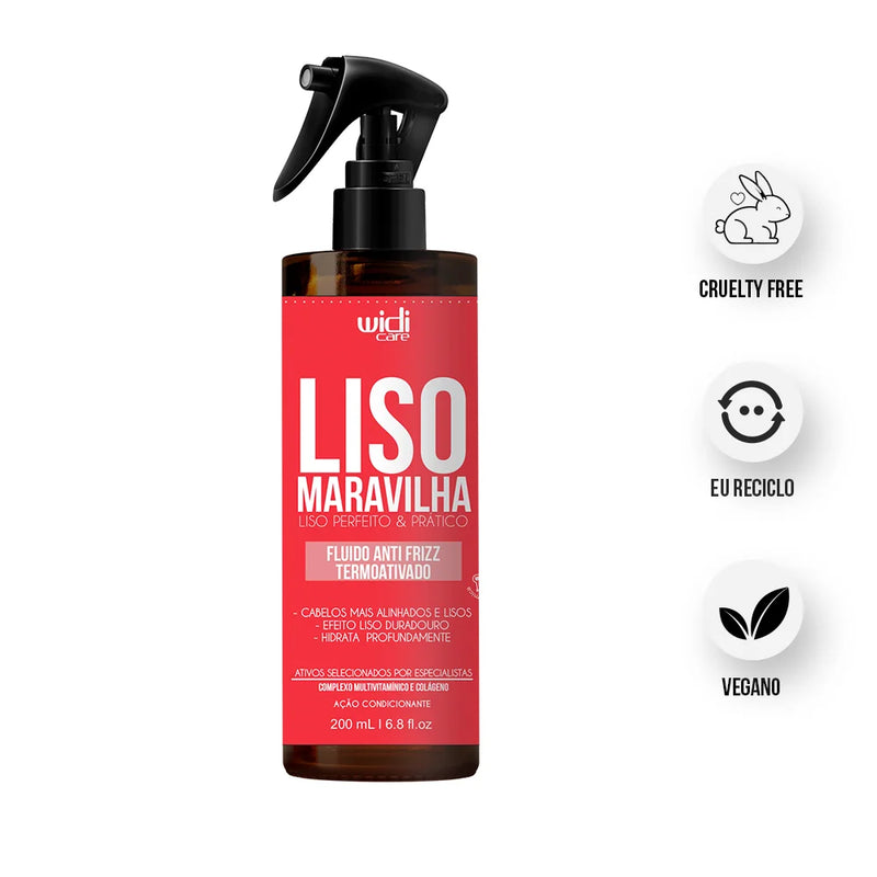 Liso Maravilha Fluido Anti Frizz Termoativado - 200 Ml