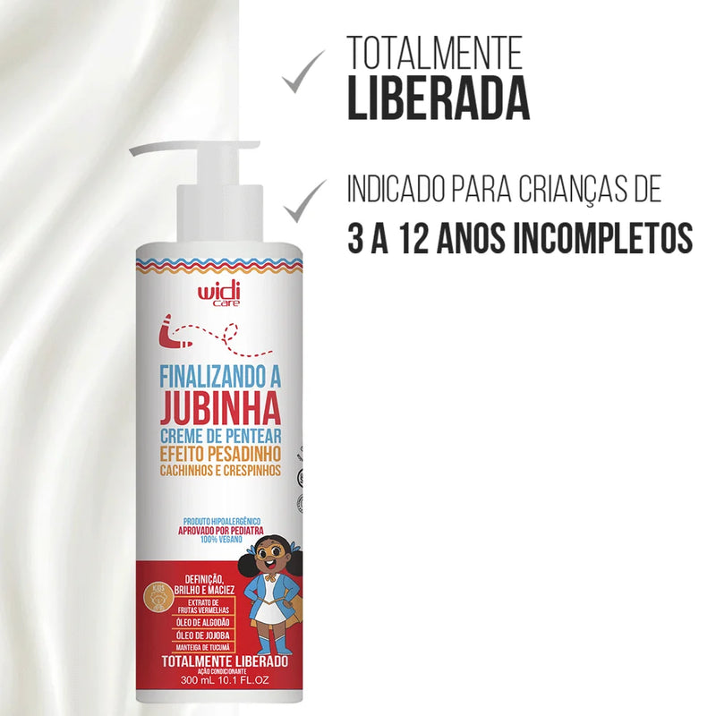 Finalizando A Jubinha Creme De Pentear Efeito Pesadinho Cachinhos E Crespinhos - 300ml